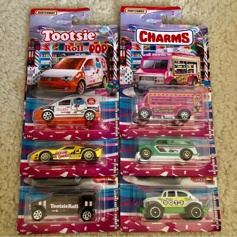 Matchbox Candy Collection lComplete Set